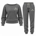 Tragicvintage Ribbed Two-Piece Lounge Set