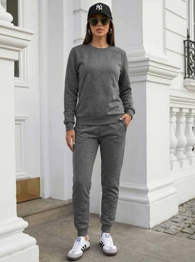 Tragicvintage Ribbed Two-Piece Lounge Set