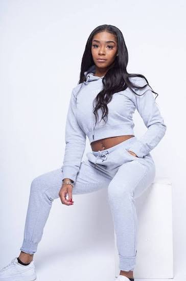 Tragicvintage Cropped Hoodie and Jogger Set